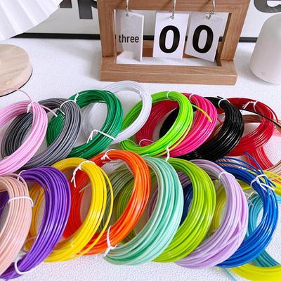 High & Low Temp 3D Printing Pen Filament: PLA & PCL, 1.75mm, 3-5m