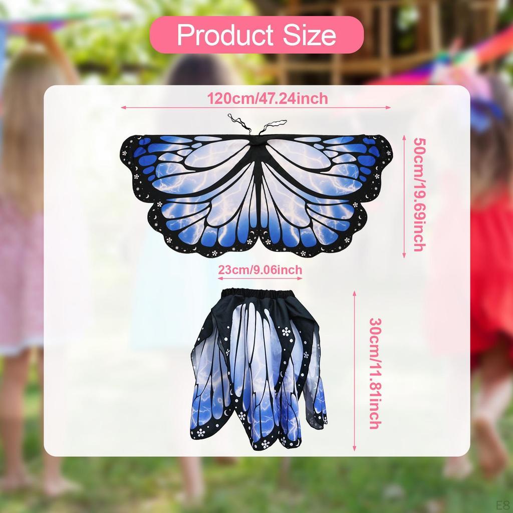 Butterfly Dress Set for Halloween And Pretend Play At Carnivals