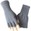 Striped Stripey Unisex One Size Fingerless Gloves Gothic Knitting Fingerless Gloves Winter Warm Elastic Comfortable Gloves