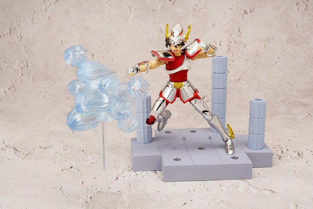 TAMASHII NATIONS Saint Seiya Pegasus Seiya Meteor 100mm ABS PVC Painted Movable Figure D.D.PANORAMATION -Pegasus Fist- Approx. &