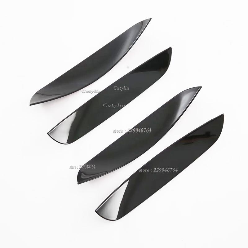 For BMW X1 U11 2024 Piano Black Side Door Handle Bowl Cover Trim Door handle Sticker Moulding Accessories Car Styling