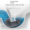 Wall-mounted S-type Corner Gap Brush Soft Hair Toilet Brush  Cleaning Tools Accessories