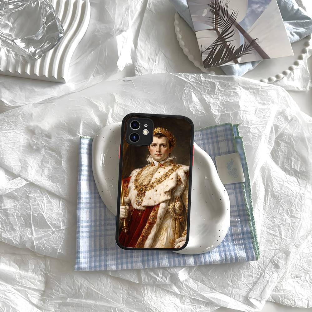 Napoleon Bonaparte Silicone Case For IPhone 16 15 14 13 12 11 Pro Max Plus X XS MAX Shockproof Matte Cover