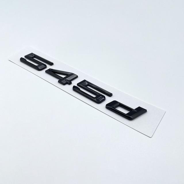Old Glossy Black Number Letters 520d 525d 528d 530d 535d 540d Emblem Sticker For BMW 5 Series E39 E60 E61 F07 F10 F11 G30 G31