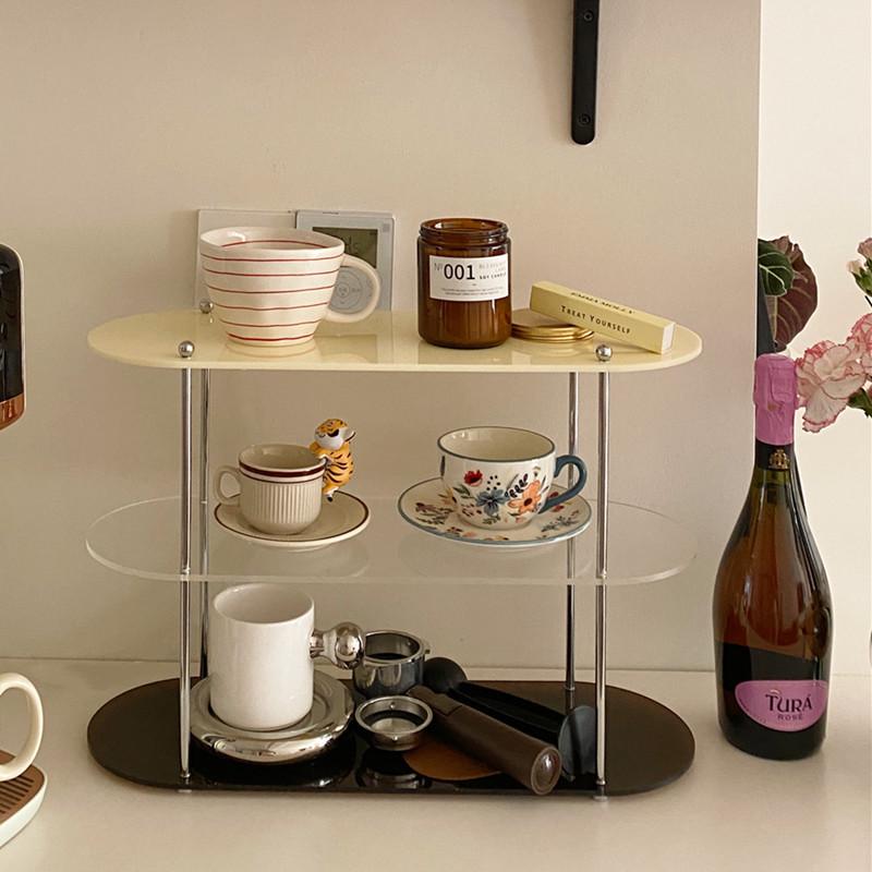 Inspired Acrylic Cup Organizer for Living Room and Office