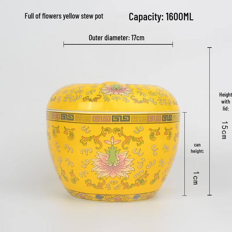 ZISIZ Ceramic Stew Pot