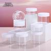 In-Stock Transparent 80ml/100ml PET Plastic Wide-Mouth Bottle for Cream Samples