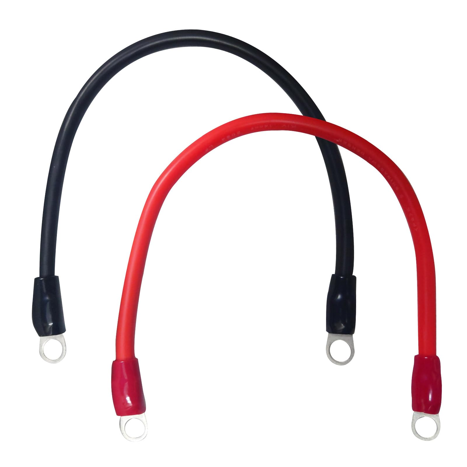 

KAUSMEDIA R14-8s 11.8 inches (30 cm) Cable KIV 14SQ Cable Round Crimp Terminal 30cm червоний