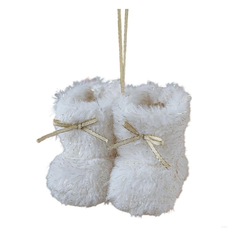 Festival Plush Boot Tree Ornament Plush Soft Decoration For Christmas Party Or Home Styling