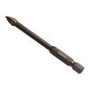 6mm Hex Shank Tile Drill Bit Set for Porcelain Marble Ceramic Glass Brick Carbide Material Precise Drilling 10 Pieces