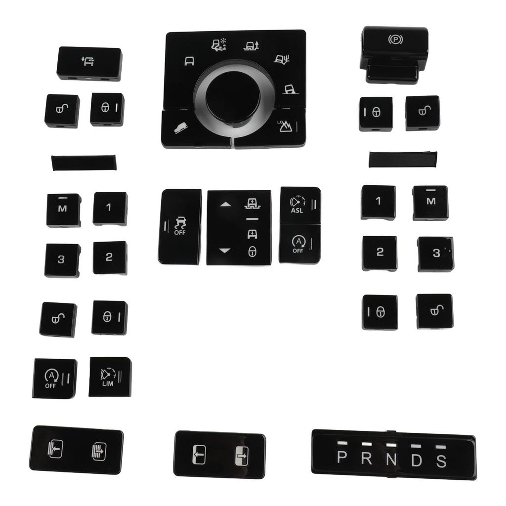 Car Interior Upgrade Center Console Button Cover Center Console Cover Brand New Condition For Land Rover Sport L494