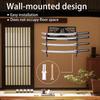 2/4 Layer Wooden Sword Stand Wall Mounted Samurai Sword Display Stand Fine Black Katana Display Rack for Home Office Decoration