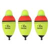 PATIKIL Lighted Fishing Slip Pack of Green and Red with LED Lights for Night Yellow 1.8 Oz. Bobbers, 3, EVA, Fishing,
