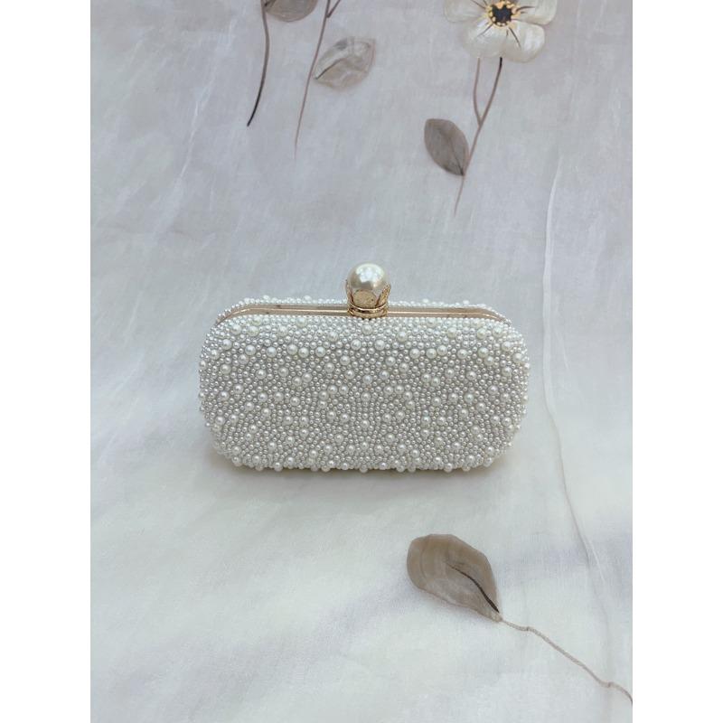 New dinner bag, high-end engagement bag, cheongsam dress bag, temperament celebrity banquet, elegant pearl bag