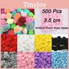 500 Pack Mini Foam Artificial Roses Heads For Wedding Party Home Decor Vibrant Fake Flowers