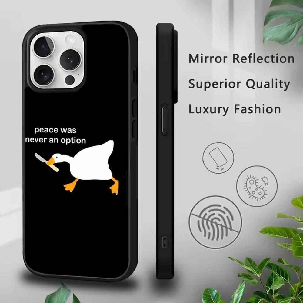 Funny D-DucK Goose meme Phone Case For IPhone 17,16,15,Pro,Max,Air,14,Plus,13,12,11 Magesafe Wireless Charge Cover