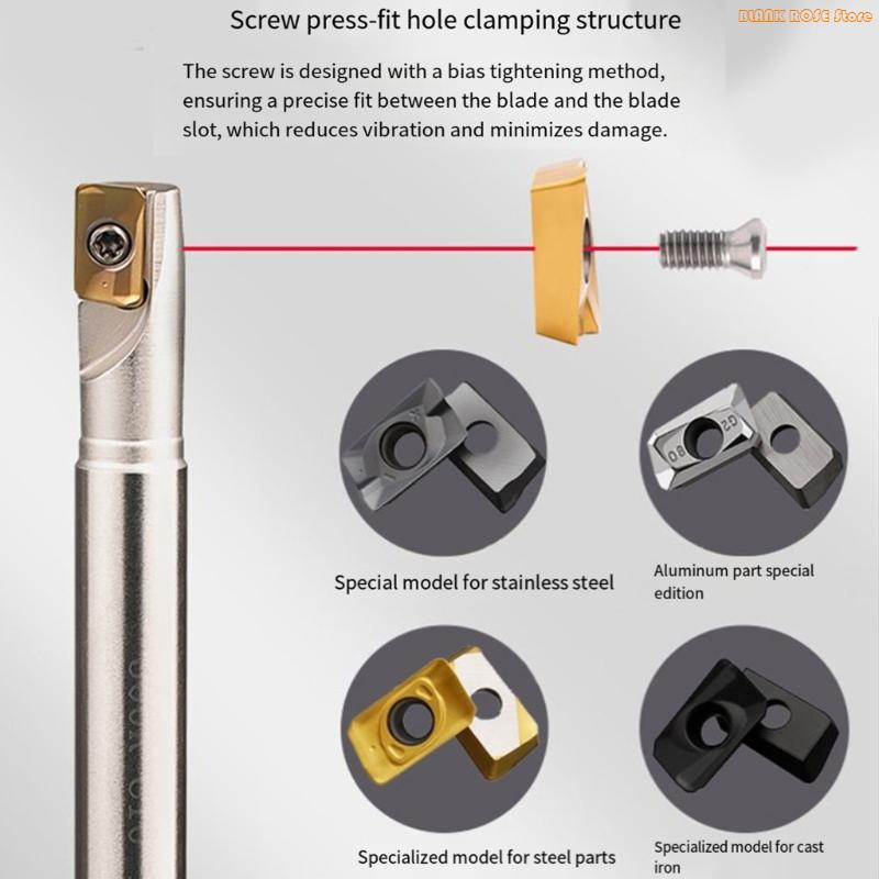 K1AE Milling Cutter Milling Tool Holder Face Milling Cutter Rough Machining Tool Holder Industrial Metalworking