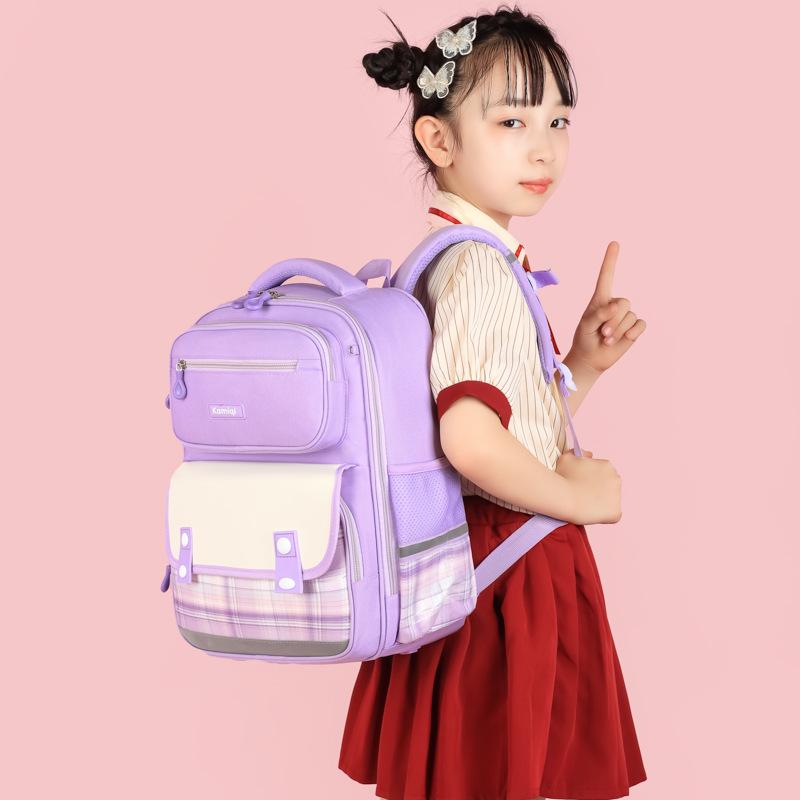 Lightweight Spine-Protection Backpack for Girls, Grades 1-4