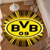 Borussia fcfc Round mat, Anti-slip Circle Carpet Chair rug For livingroom,Bedroom, doormat home decor Gift Christmas Gifts