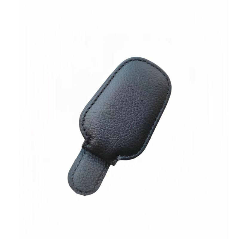 The Sunglasses Holderis Suitable For Car Sunshades Leather Sunglasses Magnetic Clips Ticket Holders And Car Sunshade Accessories