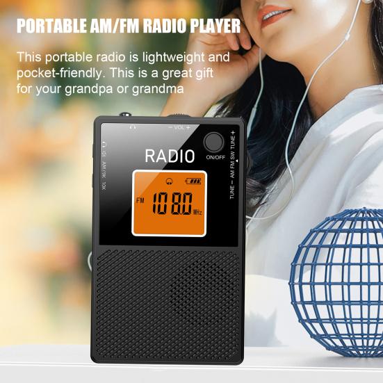 FM AM SW Portable Radio Home Outdoor Travel Emergency Survival Transistor