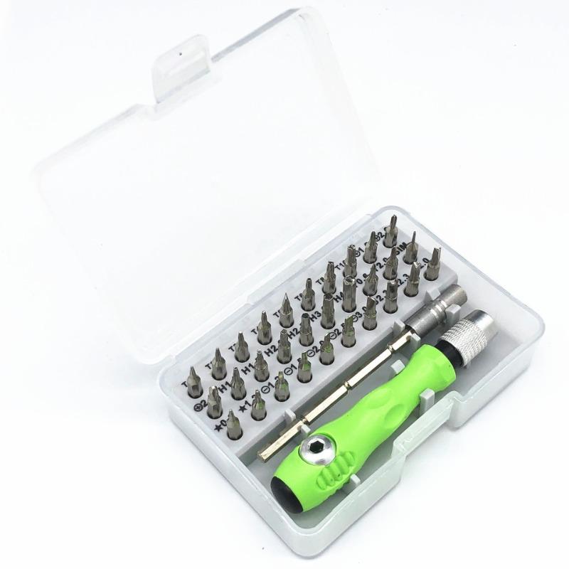 1Pc 32 In 1 Screwdriver Set, Precision Household Maintenance Tool, Cross Shaped Screwdriver Screwdriver Bit Combination