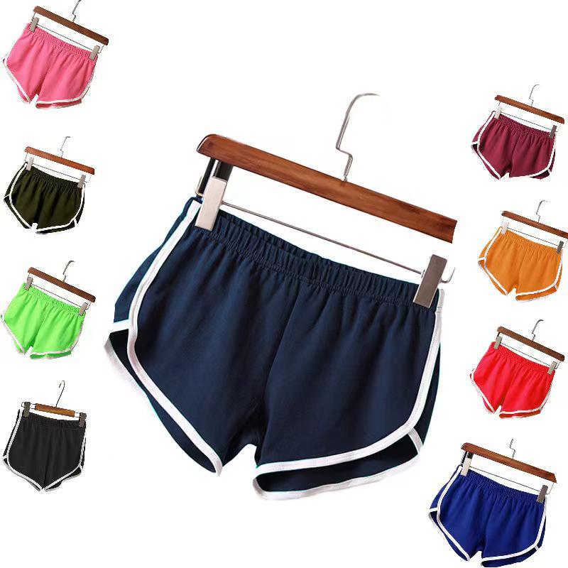 Pantaloncini Sportivi Estivi Traspiranti da Donna: Abbigliamento tinta unita per Yoga, Spiaggia e Tempo Libero