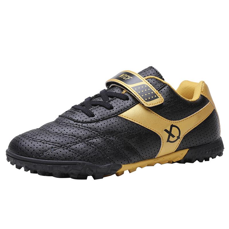 Hot Sale Turf Soccer Shoes For Kids Fashion Orange Children Soccer Cleats Football Shoes Boys Futsal Sneaker Zapatos De Futbo