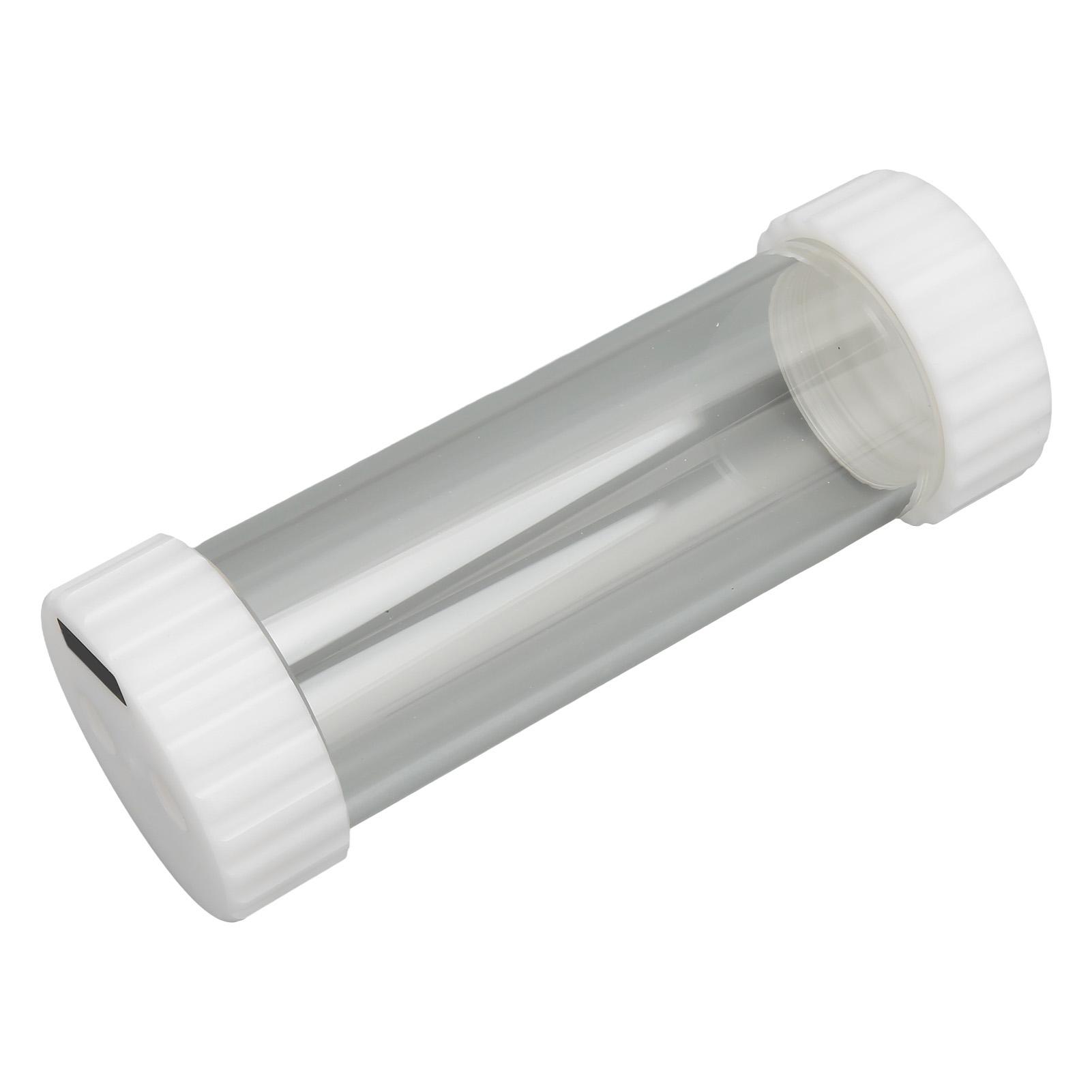 

Прозрачный цилиндрический бак для водяного охлаждения с наружным диаметром 60 мм, быстрое охлаждение, резьба G14, PMMA, POM 350ml 18.7cm / 7.36in