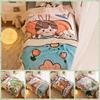 Skin Friendly Throw Blanket Dinosaur Pattern Bed Blanket Quilt Cartoon Flannel Blankets  Office