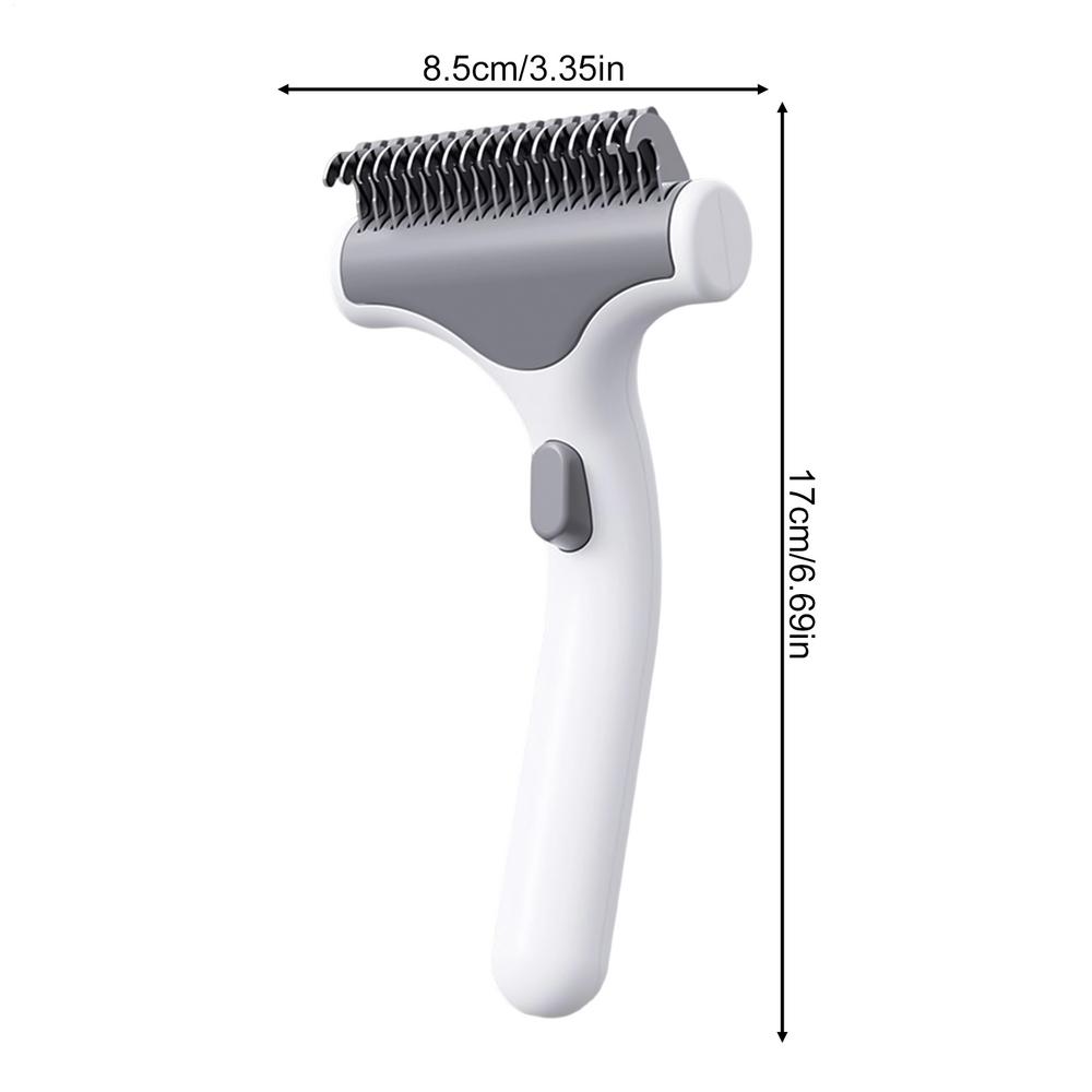 Dematting Comb For Dogs Pet Cat Detangling Shedding Tool Pet Dematting Brush For Short And Long Haired Cats Dogs Puppy
