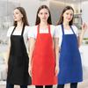 Kitchen Apron Wrinkle Resistant Adjustable Straps Back Lace Apron with Large Front Pocket Cooking BBQ Waiter Chef Aprons for Home Restaurant Cafe Use