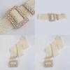 Artificial Pearl Waist Chain With Square Needle Buckle Design For Elegant Summer And Autumn Looks