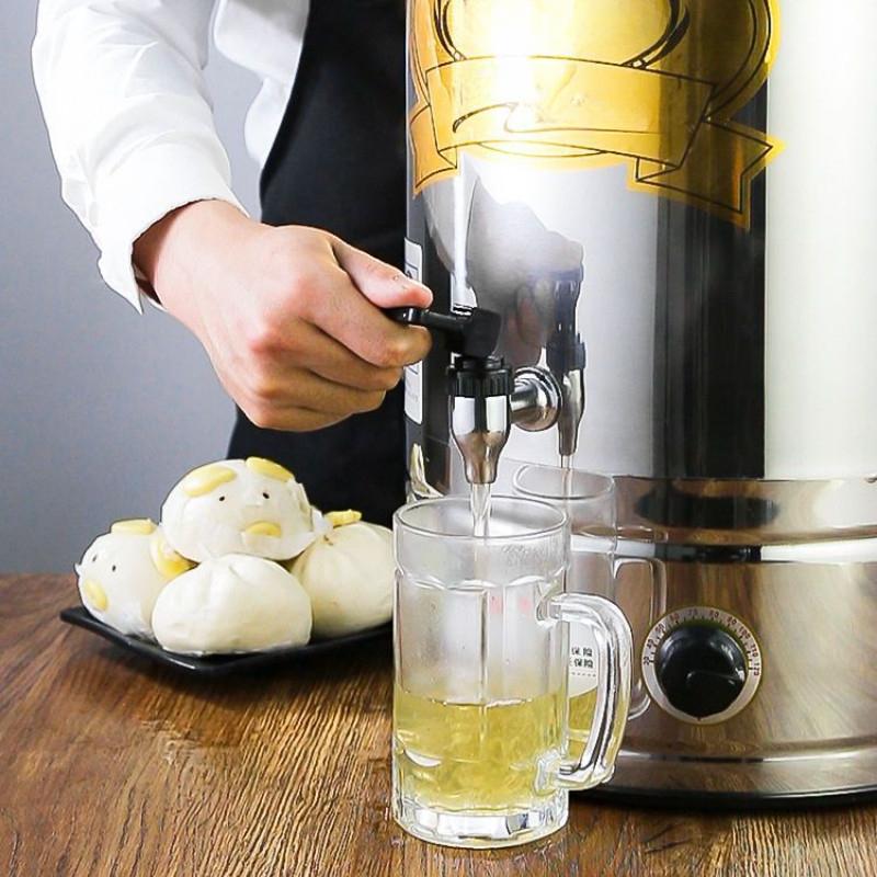 Edelstahl Elektrischer Heizwasser Eimer Großes Fassungsvermögen Gewerblicher Wasserkocher Haushalt Isolierter Eimer