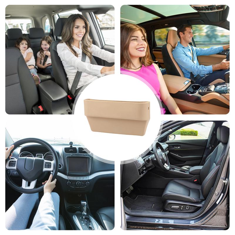 Scatola Portaoggetti Laterale per Console Auto Portaoggetti Laterale Sedile Portaoggetti Lato Passeggero Lato Guida Organizzatore Riempitivo Fessure Auto Multifunzionale