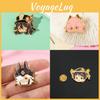 Original Fantasy Badge Walnut Lapel Pin Cartoon Character Alloy Brooch