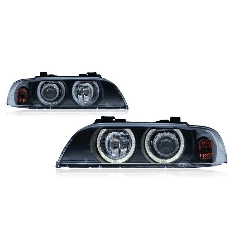 LED Projector Headlight Assembly with DRLs and Turn Signals for 98-03 BMW 5 Series E39
