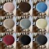 Modern Polyester Waterproof Round Stool Cover For Home Bar And Kitchen Decor