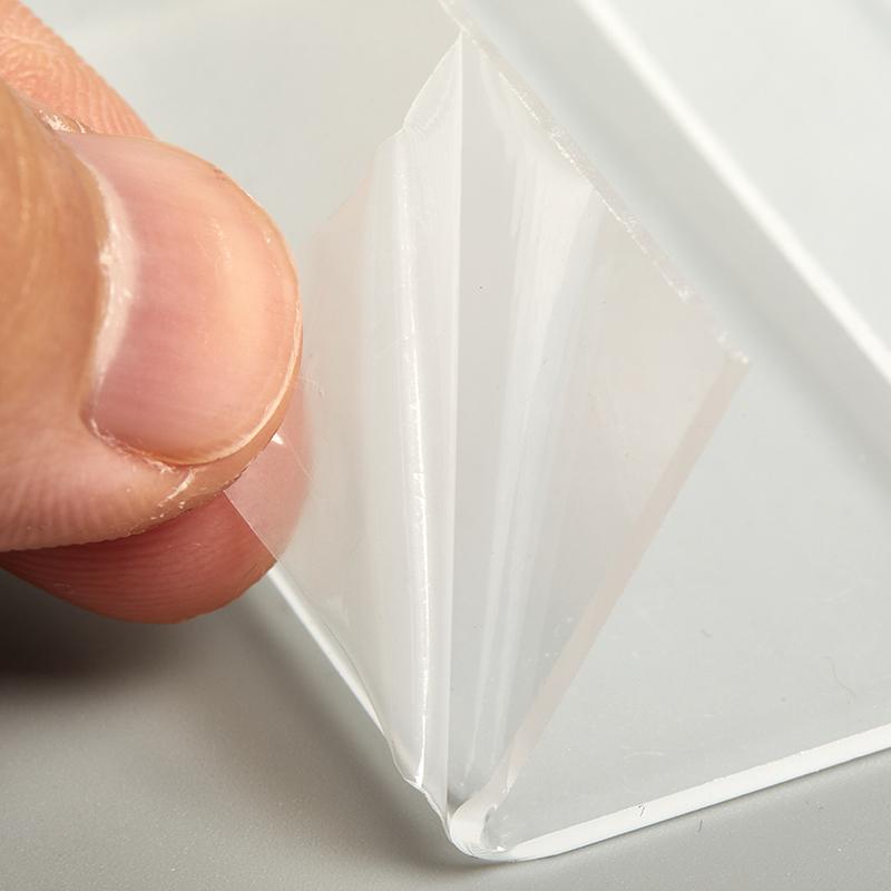 10Pcs Acrylic Transparent Display Stand Desk Sign Label Frame Price Tag Display