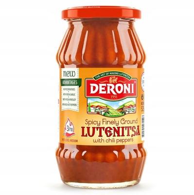 Traditional Spicy Lutenica 260G Bulgarian Meat Spread for Sandwiches