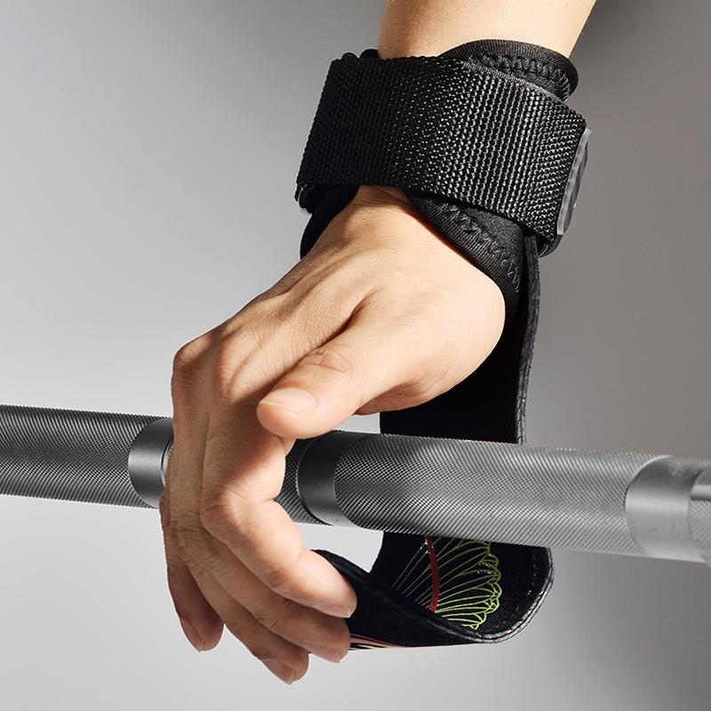 Leder-Fitnesshandschuhe, Griffe, rutschfeste Gewichtheber-Griffpolster, Kreuzheben, Workout, Fitness-Handschuhe, Klimmzüge, Armschiene, Schutz