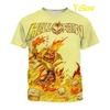 Tricou Modă Imprimat 3D cu Trupă Rock Heavy Metal pentru Bărbați Halloween Casual cu Mânecă Scurtă Gât Rotund Tricou Neutru