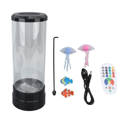 Jellyfish Lamp Multipurpose Ambient Colorful Remote Control LED Night Light for Home Decor