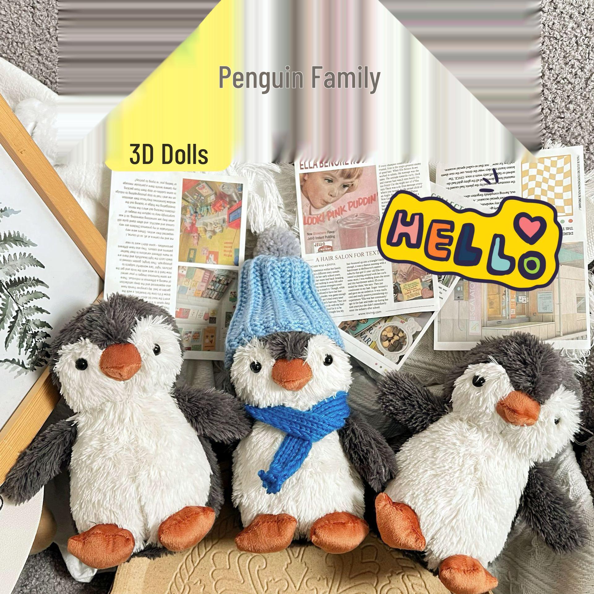 

Cute Penguin Plush Doll - Adorable Comfort Toy & Creative Gift for Kids 15cm