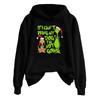 Women's Fashionable Casual Long-Sleeved Hooded Printed Sweatshirt