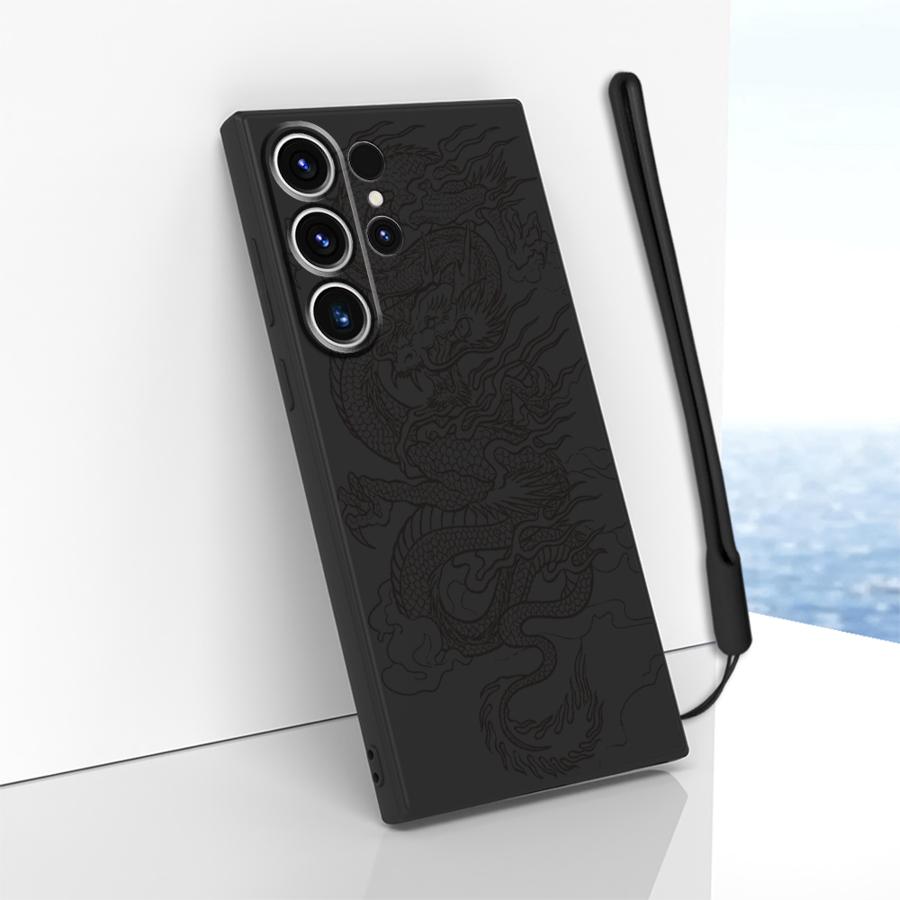 Case for Samsung Galaxy S25 S20 FE S21 Plus S23 S22 S24 Ultra Note 20 10 Ultra S25Edge Phone Cover Cool Dragon