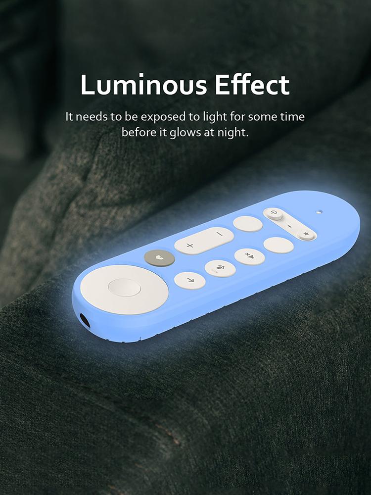 Silikon Fernbedienungshülle Rutschfeste Schutzhülle für Controller Skin Fernbedienungsschutzhülle Fernbedienungsabdeckung für Google TV Streamer 4K