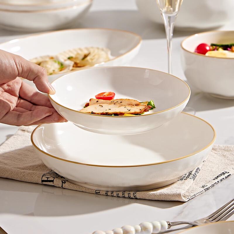 Haoya 58-Piece Underglaze Ceramic Dinnerware Set