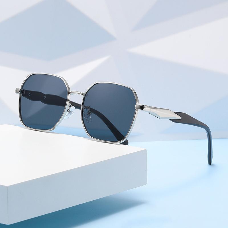 Cross-border New Style Metal Polygon Sunglasses For Men Women And Gender-neutral Retro Fashion.2418
