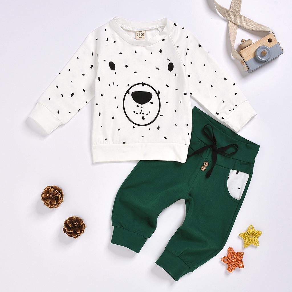 Hosen Outfits Set Kleinkind Kleidung Set Kinder Baby Jungen Kinderbekleidung Hoodie Cartoon Bär Sweatshirt Tops Hosen Outfits Set Kleinkind Kleidung Set Kinder Baby Jungen Kinderbekleidung Hoodie Cartoon Bär Sweatshirt Tops